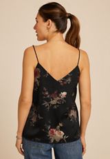Metallic Floral V Neck Cami, MULTI, small
