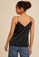 Studio Y Snake Print Trim Camisole, , small