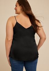 Plus Size Studio Y Snake Print Trim Camisole, C1756, small
