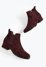 SuperCush Lexie Burgundy Slip On Chelsea Boot, , small