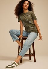 Stitched Country Icon Relaxed Graphic Tee, C9161, small