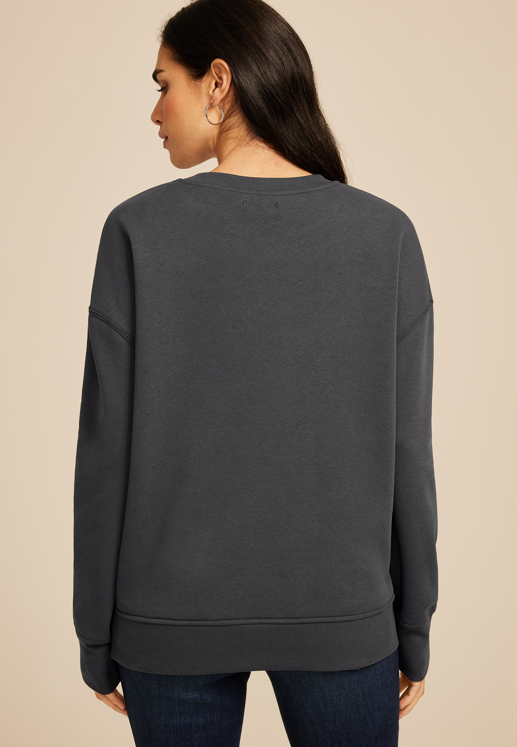 Studio Y Beaded Embellished Sweatshirt, C9764, large