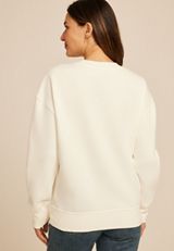 Studio Y Floral Embroidered Sweatshirt, C2789, small
