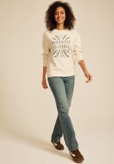 Thankful Grateful Relaxed Fit Sweatshirt, C2445, small