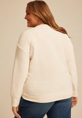 Plus Size Thankful Grateful Relaxed Fit Sweatshirt, C2445, small