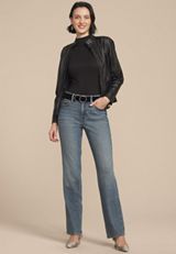 edgely&trade; High Rise Relaxed Straight Leg Jean, C3337, small