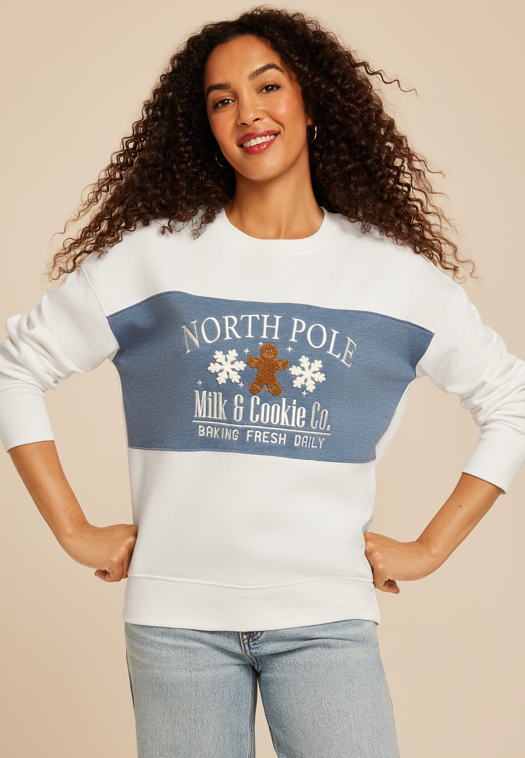 North Pole Holiday Relaxed Fit Sweatshirt