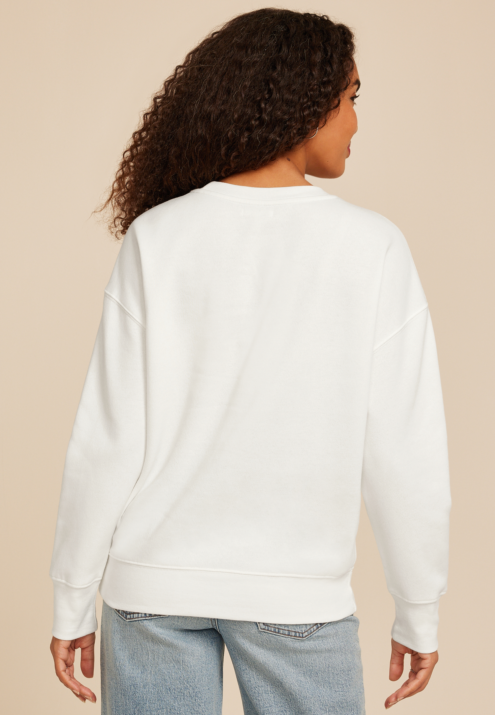 North Pole Holiday Relaxed Fit Sweatshirt, , large