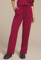 Sparkle Scuba Knit Wide Leg Sweatpants, , small