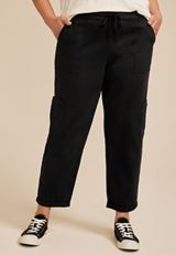 Plus Size Weekender Straight Leg Cargo Pant, C106, small