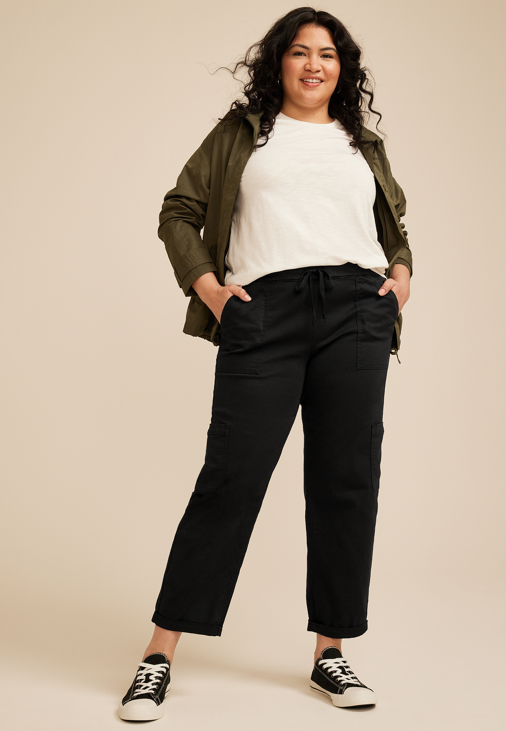 Plus Size Weekender Straight Leg Cargo Pant, C106, large