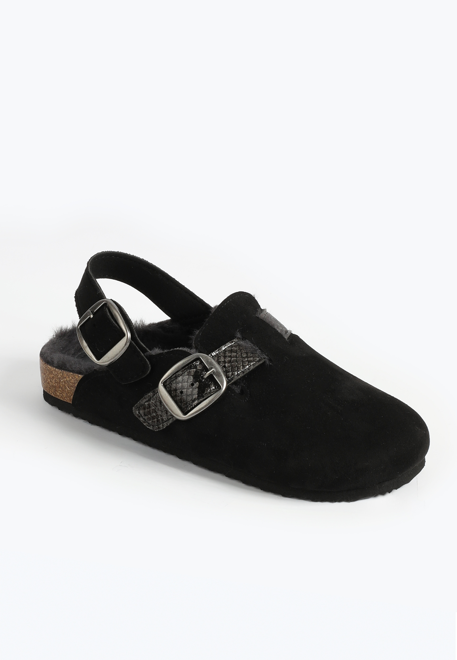 SuperCush Chloe Fur Lined Slingback Footbed Clog