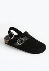 SuperCush Chloe Faux Fur Lined Slingback Footbed Clog, C1756, small