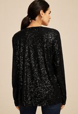 Studio Y Sequin Cardigan, C106, small