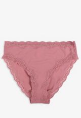 True Stretch High Waist Jersey Bikini Panty, C9361, small