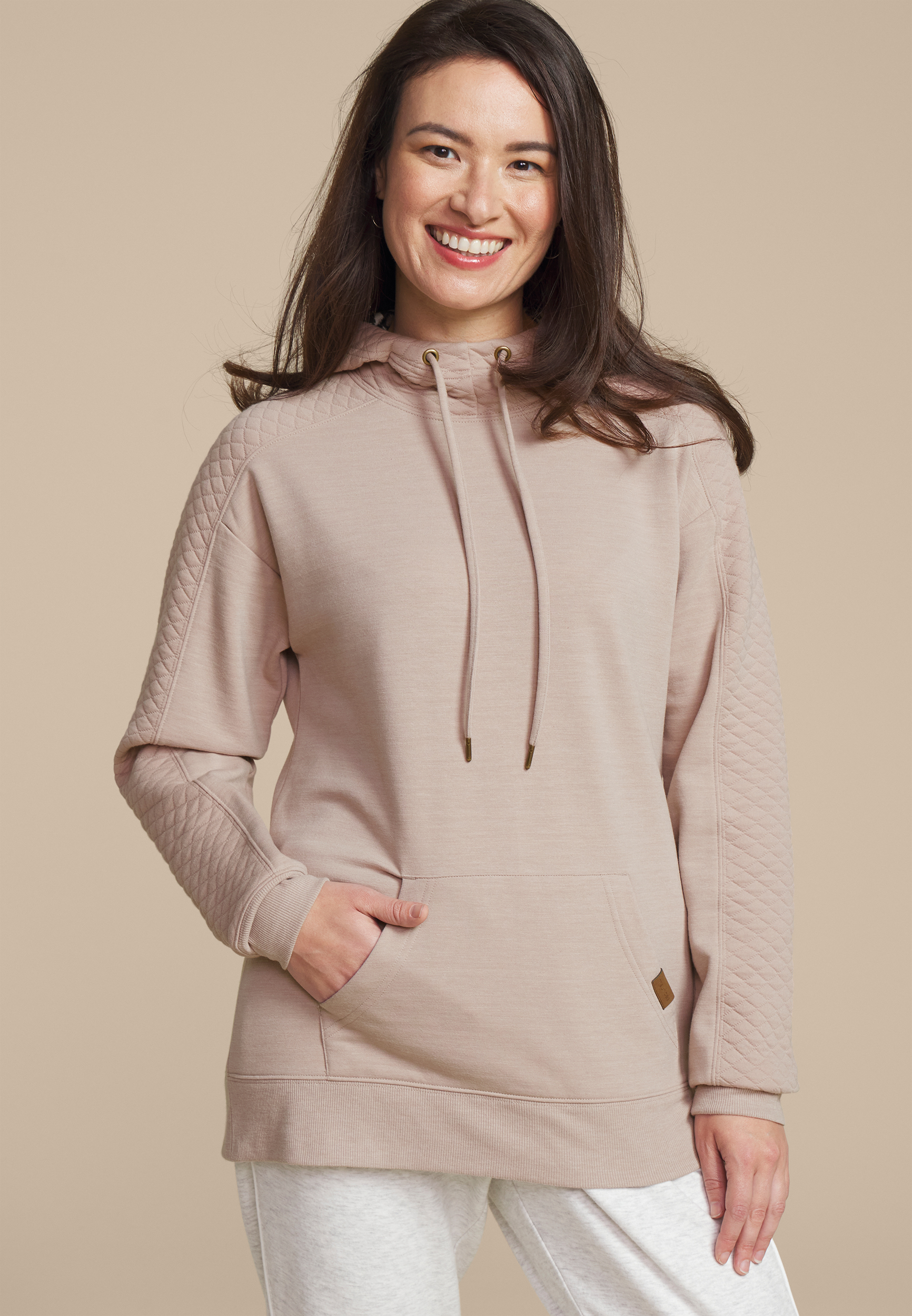 Homeward Quilted Leopard Lined Hoodie