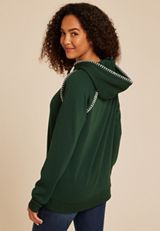 Green Homeward Whipstitch Hoodie, C1037, small