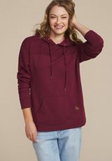 Homeward Knit Trim Hoodie, TAWNY PORT, small