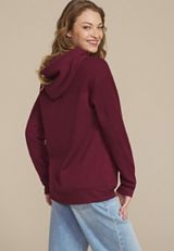 Homeward Knit Trim Hoodie, TAWNY PORT, small