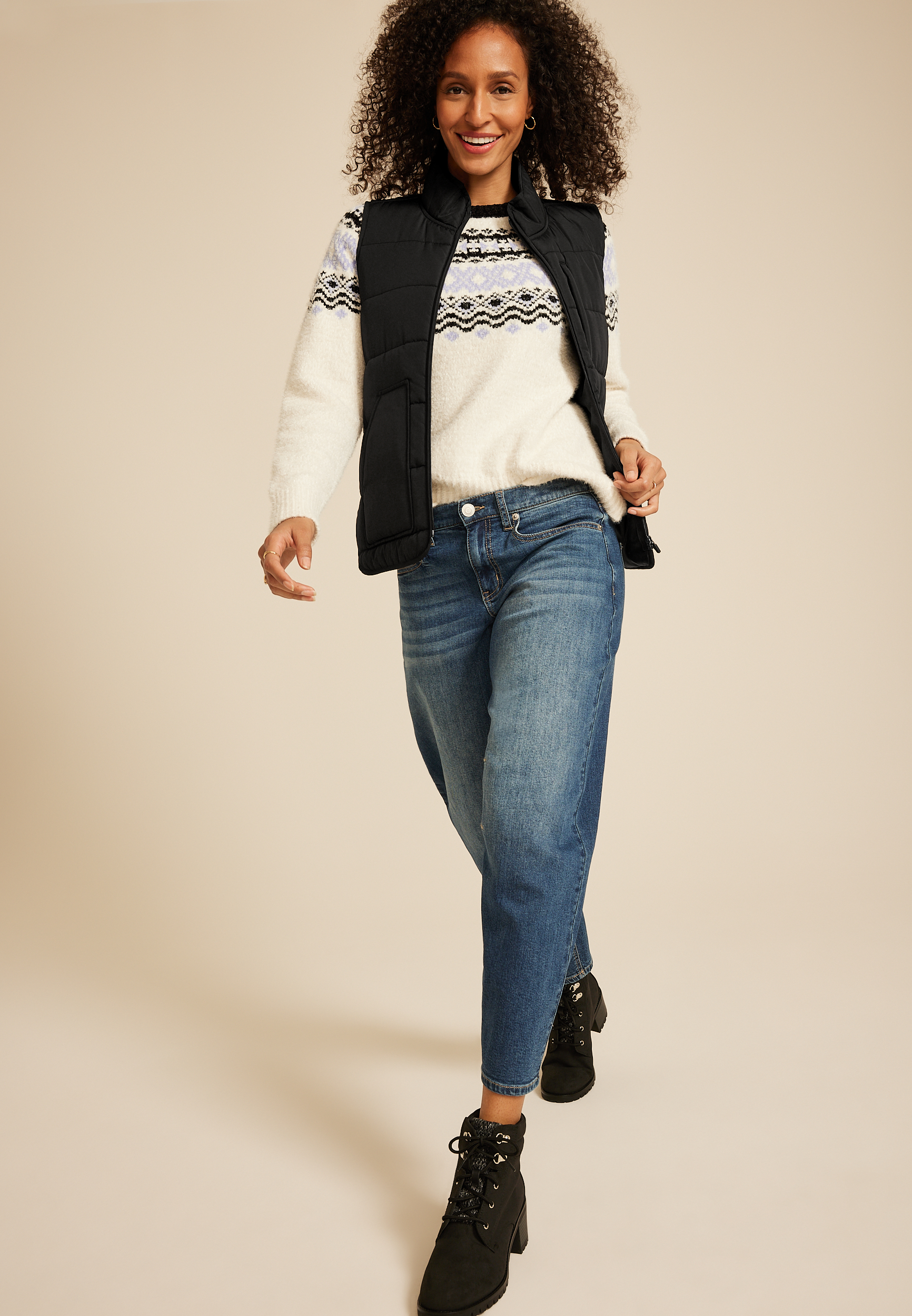 Quilted Vest, C106, large