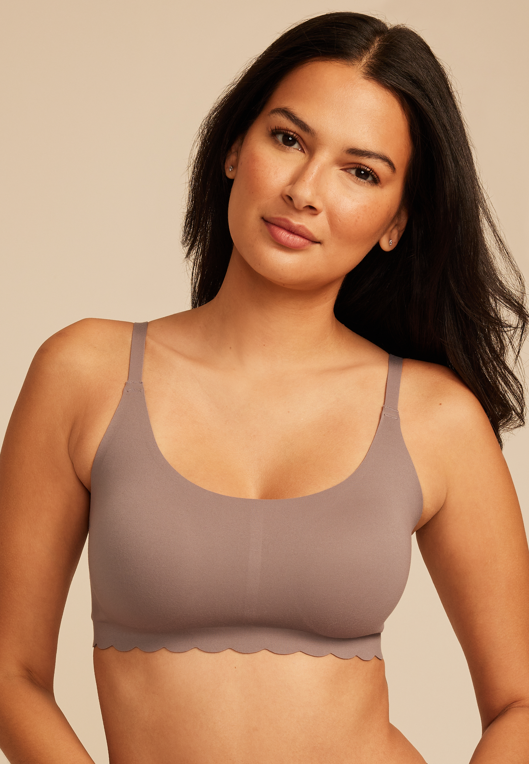 Invisibliss Scalloped Hem Bralette