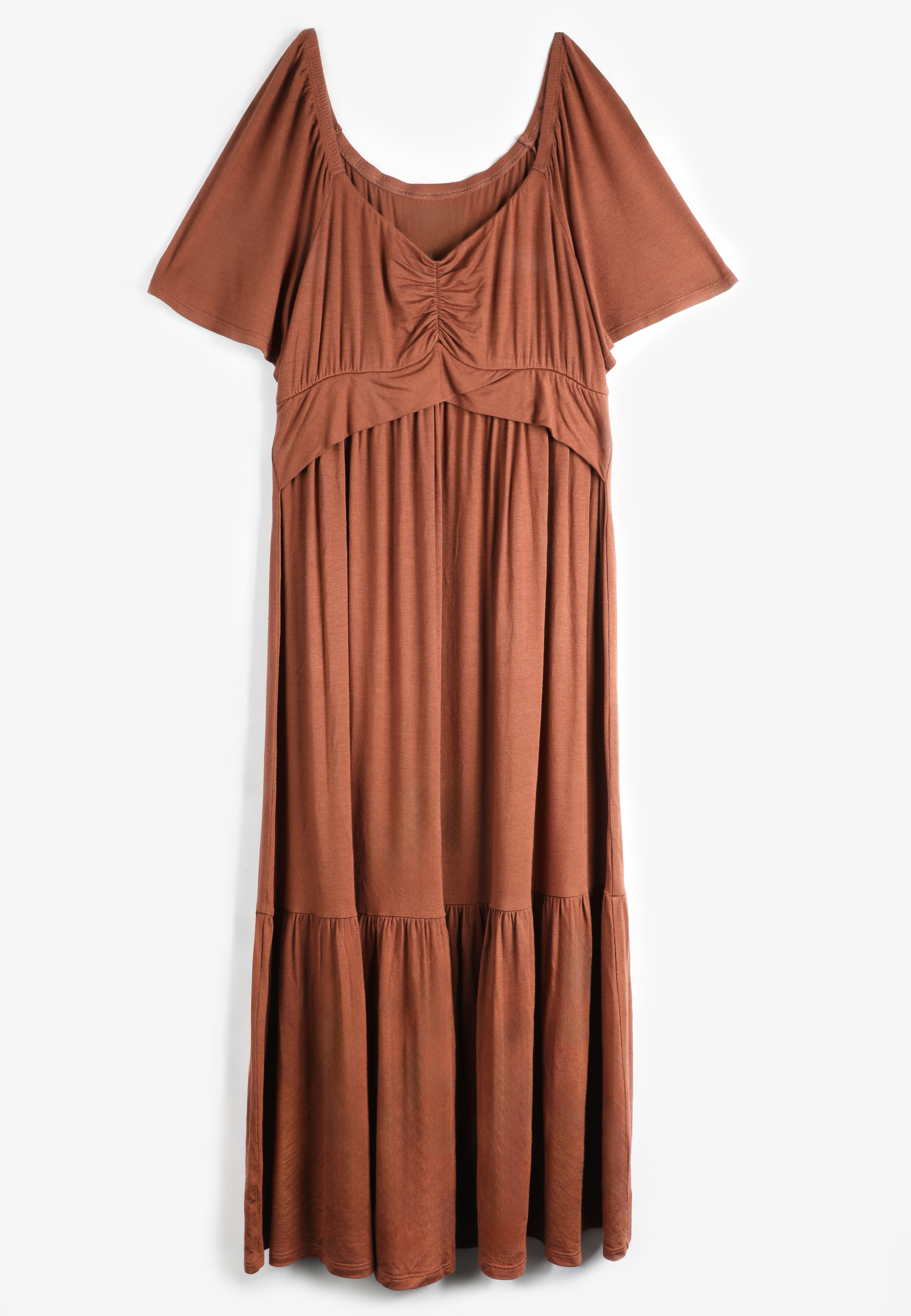 24/7 Flutter Sleeve Midi Dress