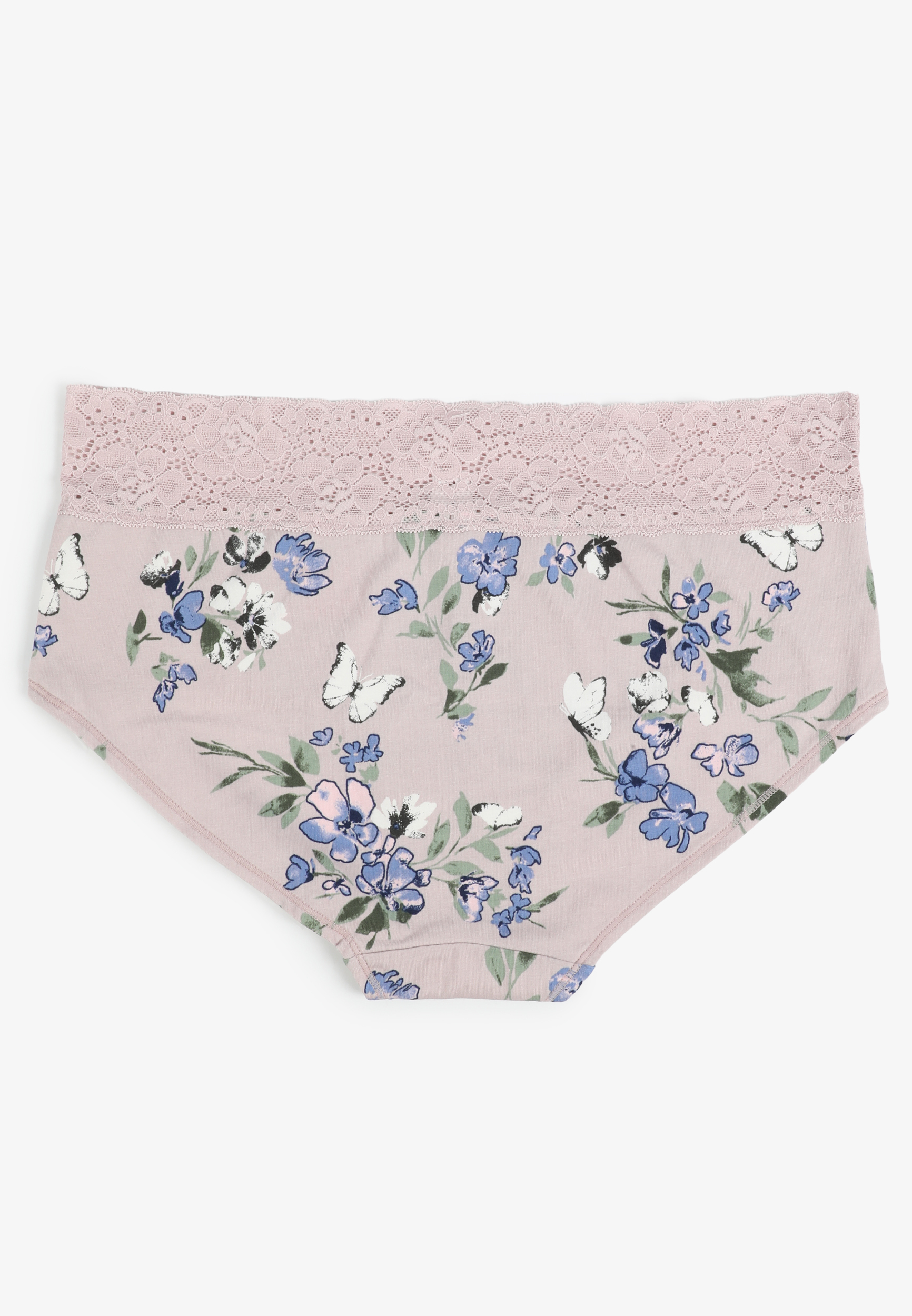 Simply Comfy Cotton Watercolor Floral Boybrief Panty, C8939, large