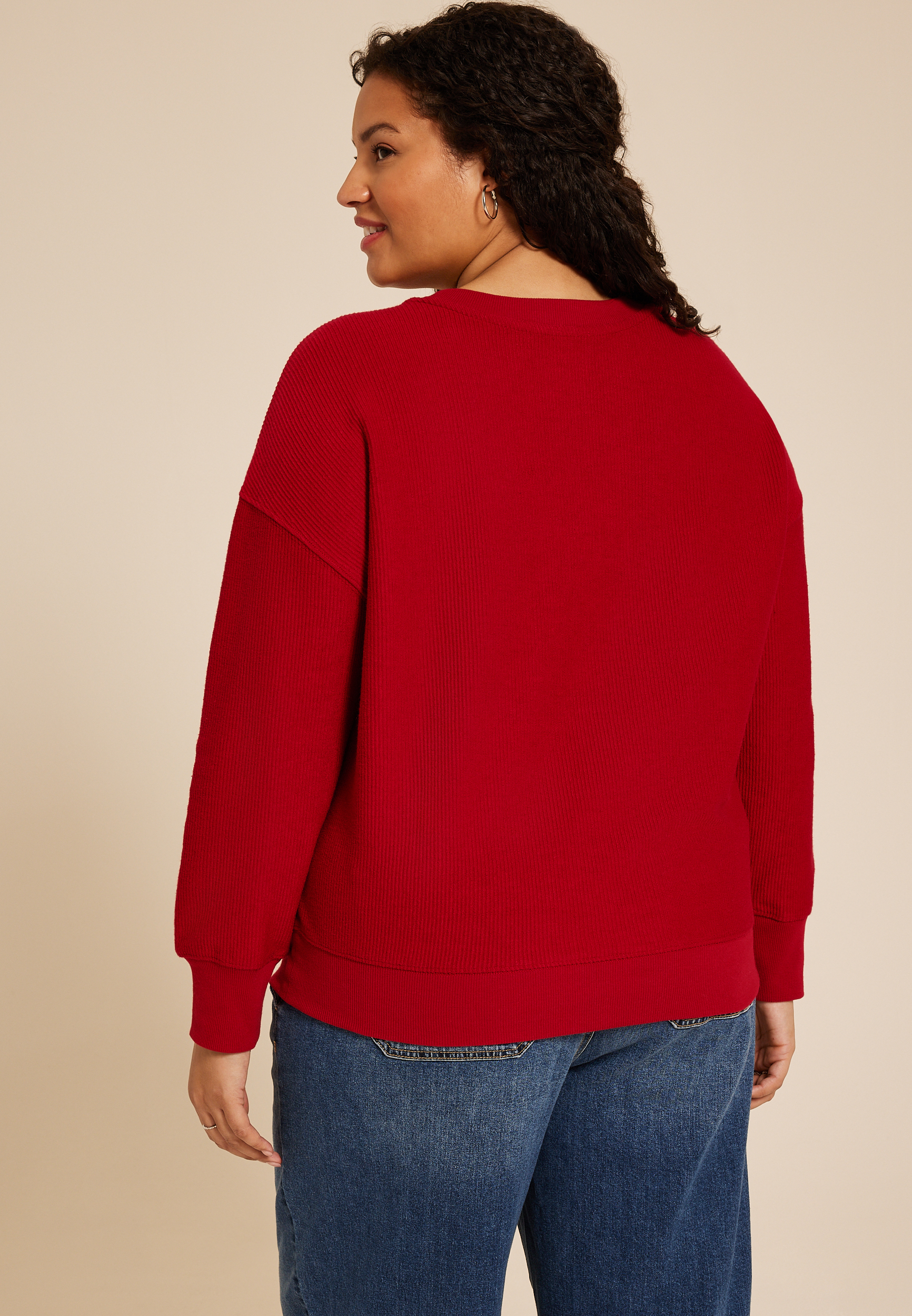 Plus Size Hallmark Movies Relaxed Fit Sweatshirt, , large