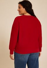Plus Size Hallmark Movies Relaxed Fit Sweatshirt, , small