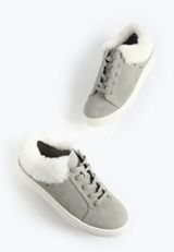 SuperCush Tiffany Faux Fur Collar Sneaker, C829, small