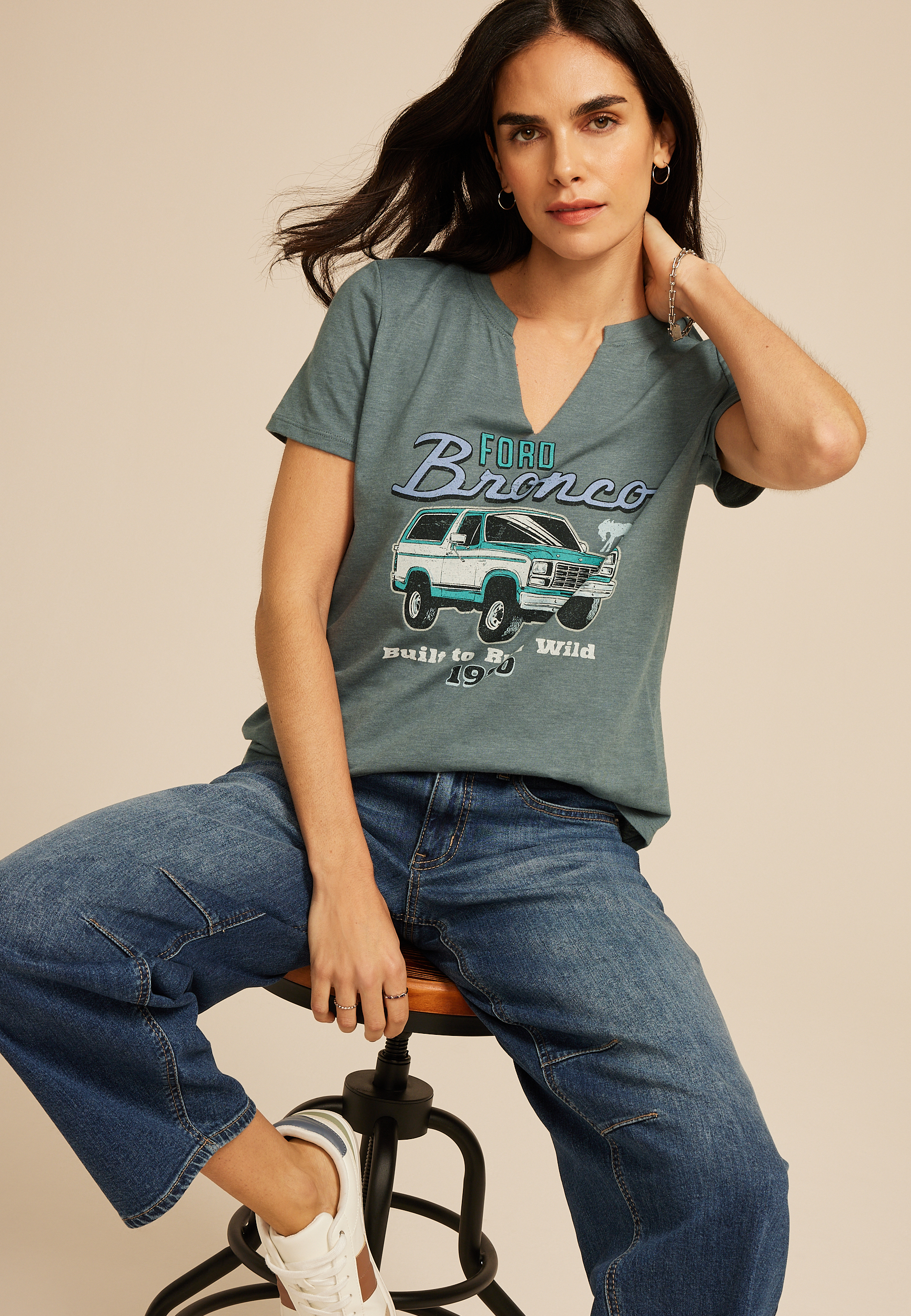 Ford Bronco Classic Fit Graphic Tee, C1149, large