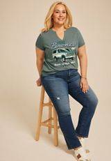 Plus Size Ford Bronco Classic Fit Graphic Tee, C1149, small