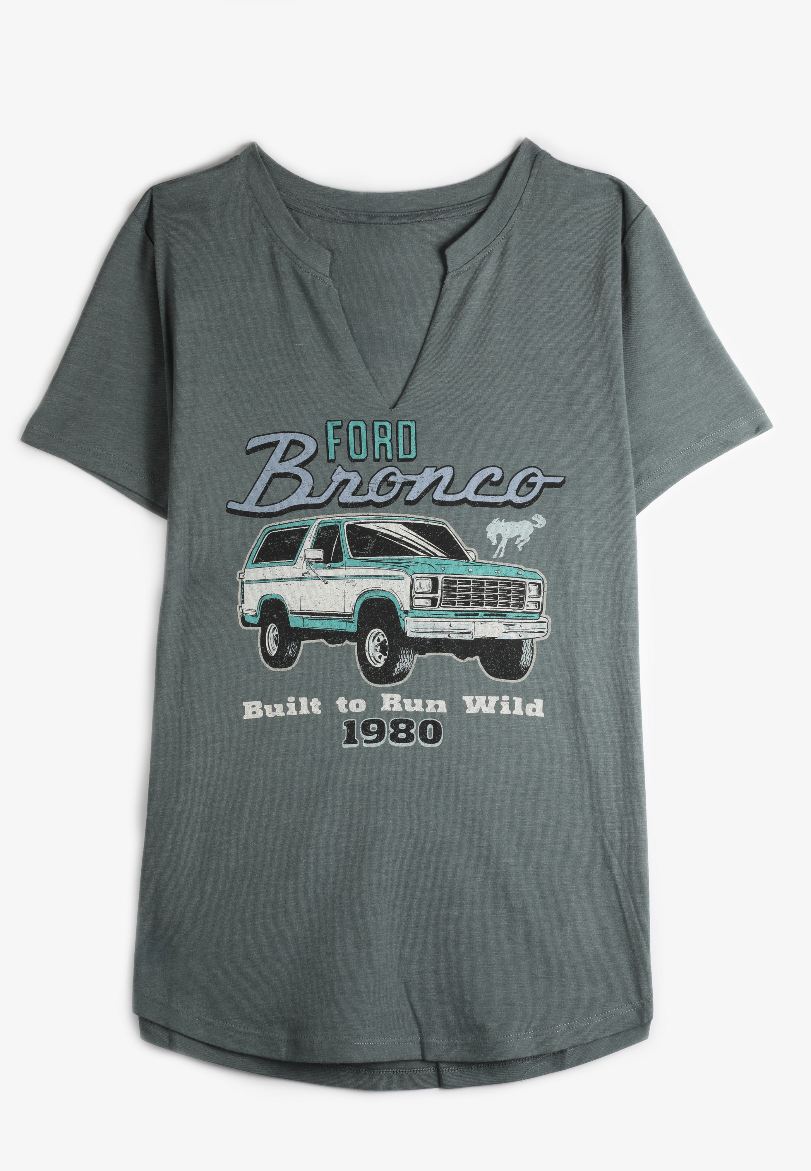 Plus Size Ford Bronco Classic Fit Graphic Tee, C1149, large