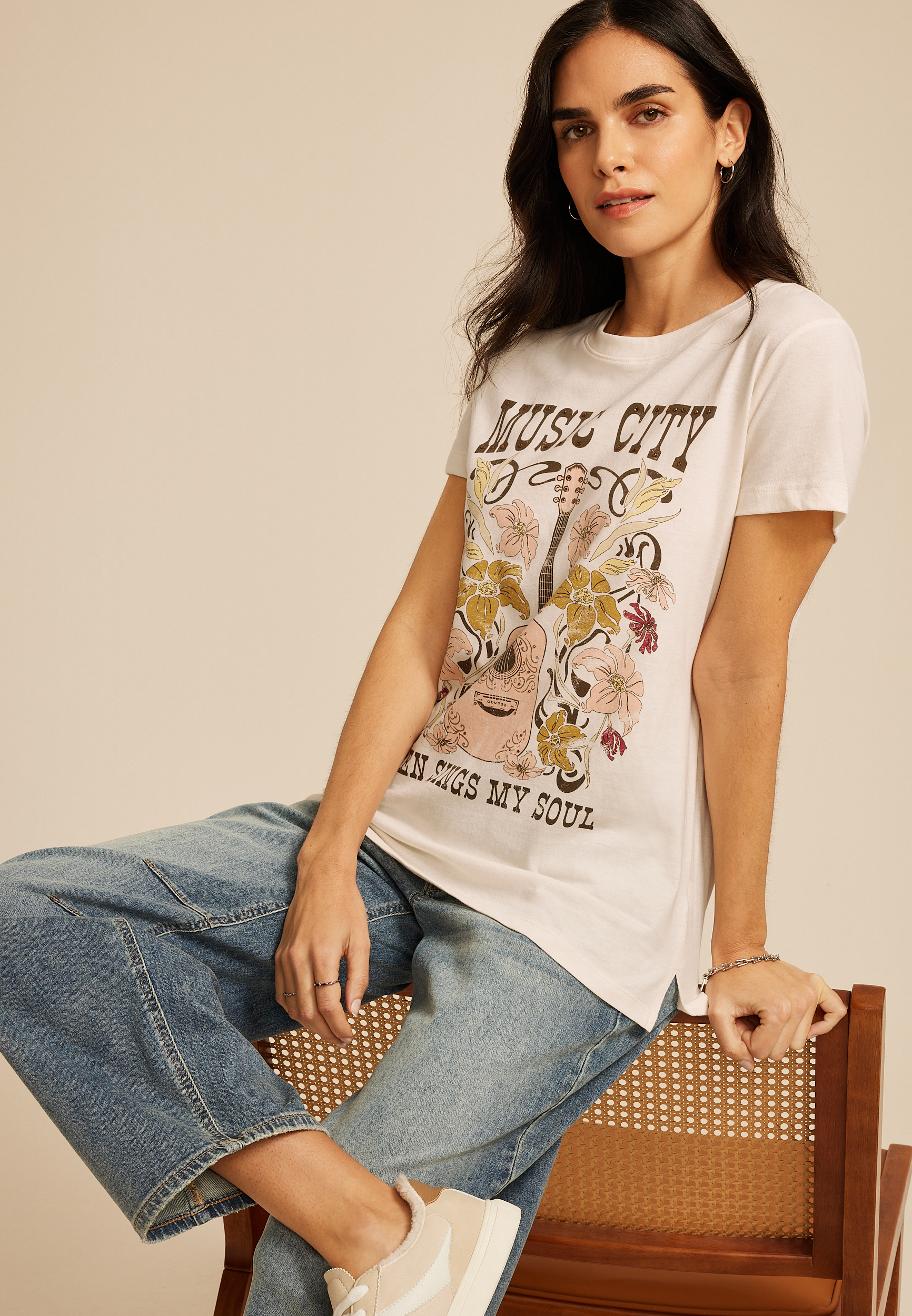 Music City Classic Fit Graphic Tee, C2789, large