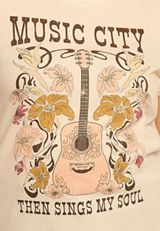 Plus Size Music City Classic Fit Graphic Tee, C2789, small
