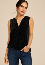 Atwood Velvet Shimmer Tank Top, , small
