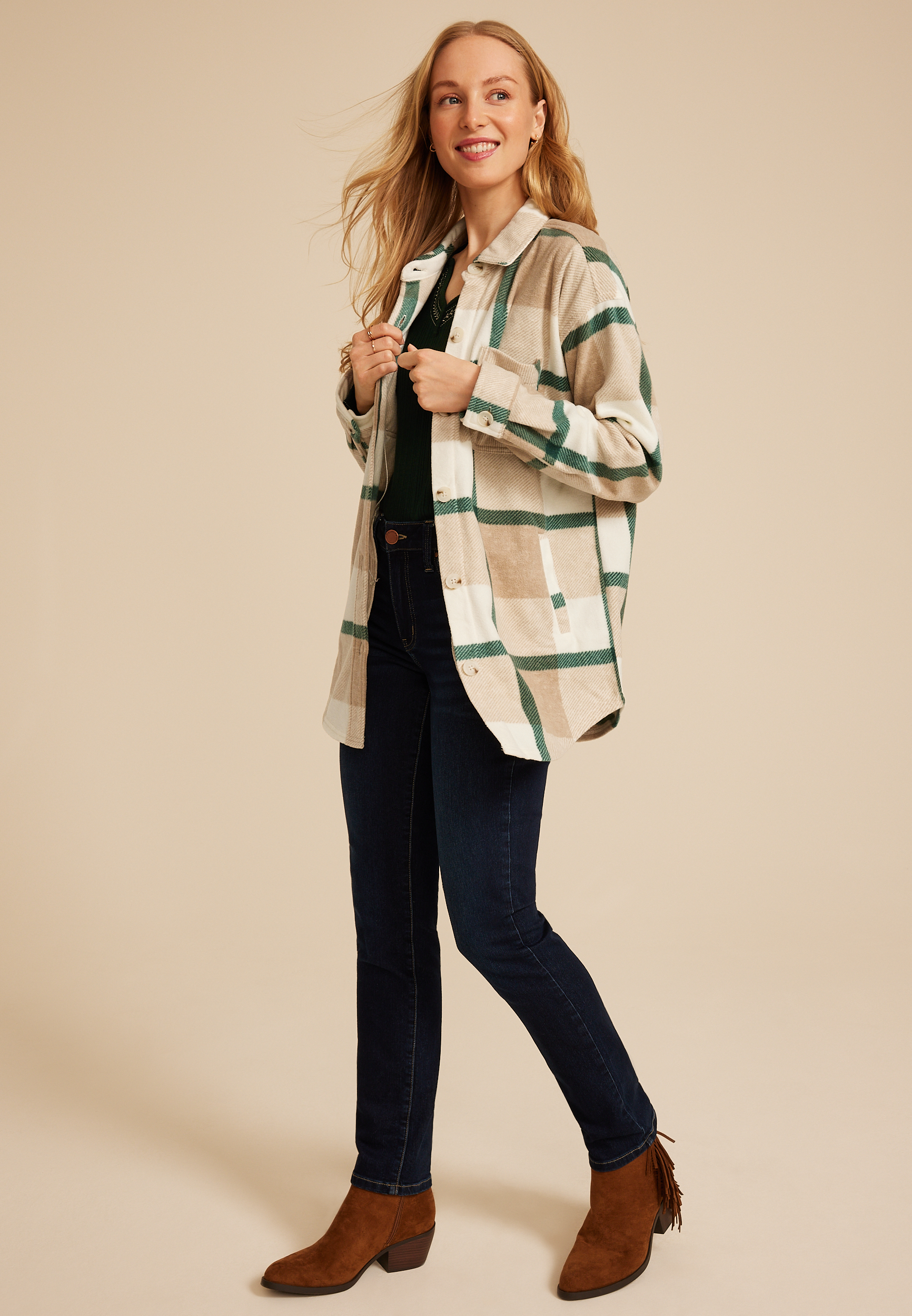 Wilder Fleece Shacket, C1029, large