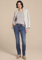 Metallic V Neck Sweater, C9394, small