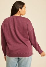 Plus Size Studio Y Embellished Crewneck Sweatshirt, , small