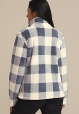 Buffalo Plaid Button Front Jacket, C1772, small