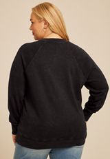 Plus Size Good Moms Say Bad Words Relaxed Fit Sweatshirt, C106, small