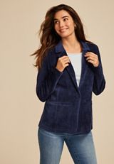 Blue Stretch Corduroy Blazer, C1919, small