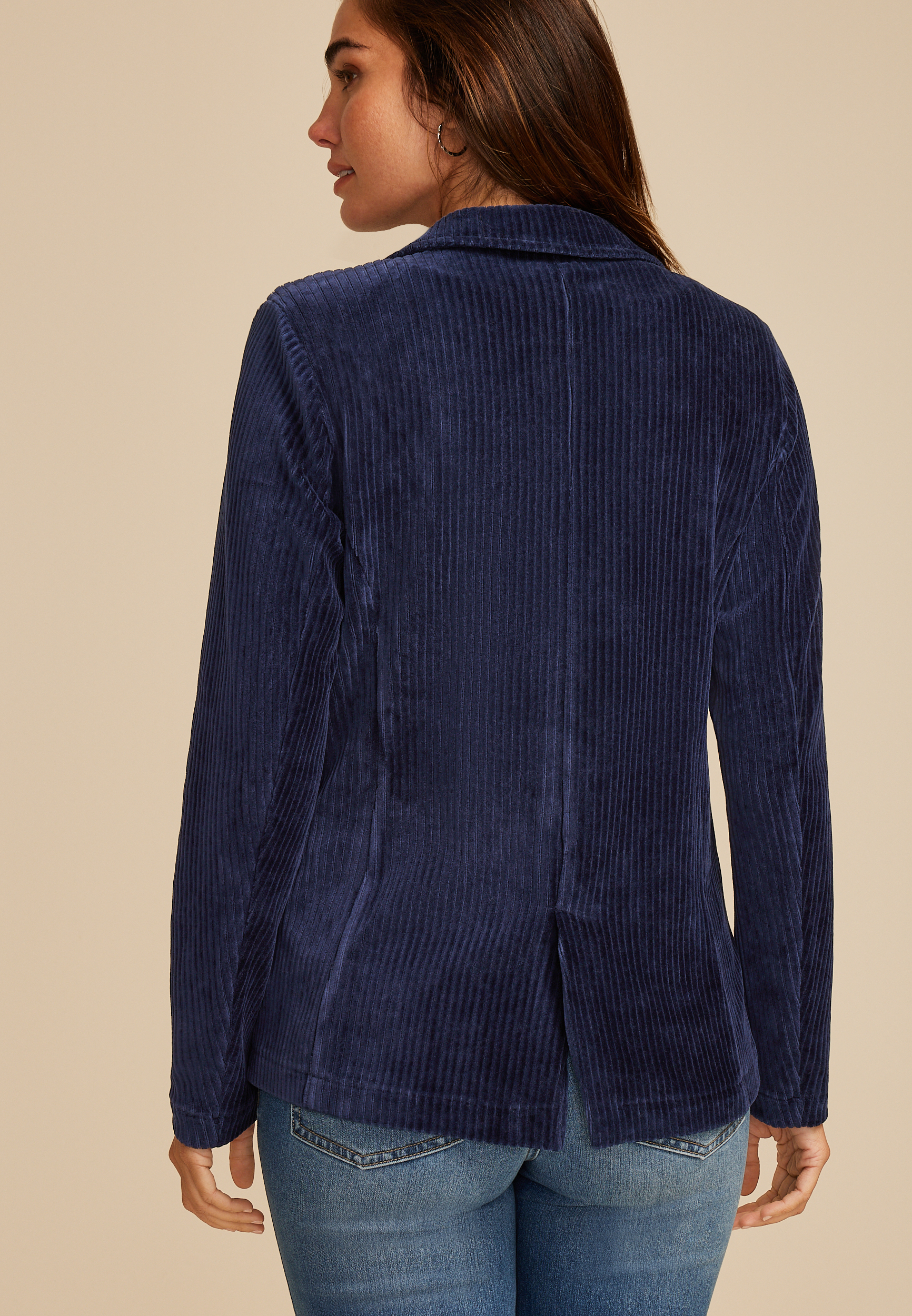 Blue Stretch Corduroy Blazer, C1919, large