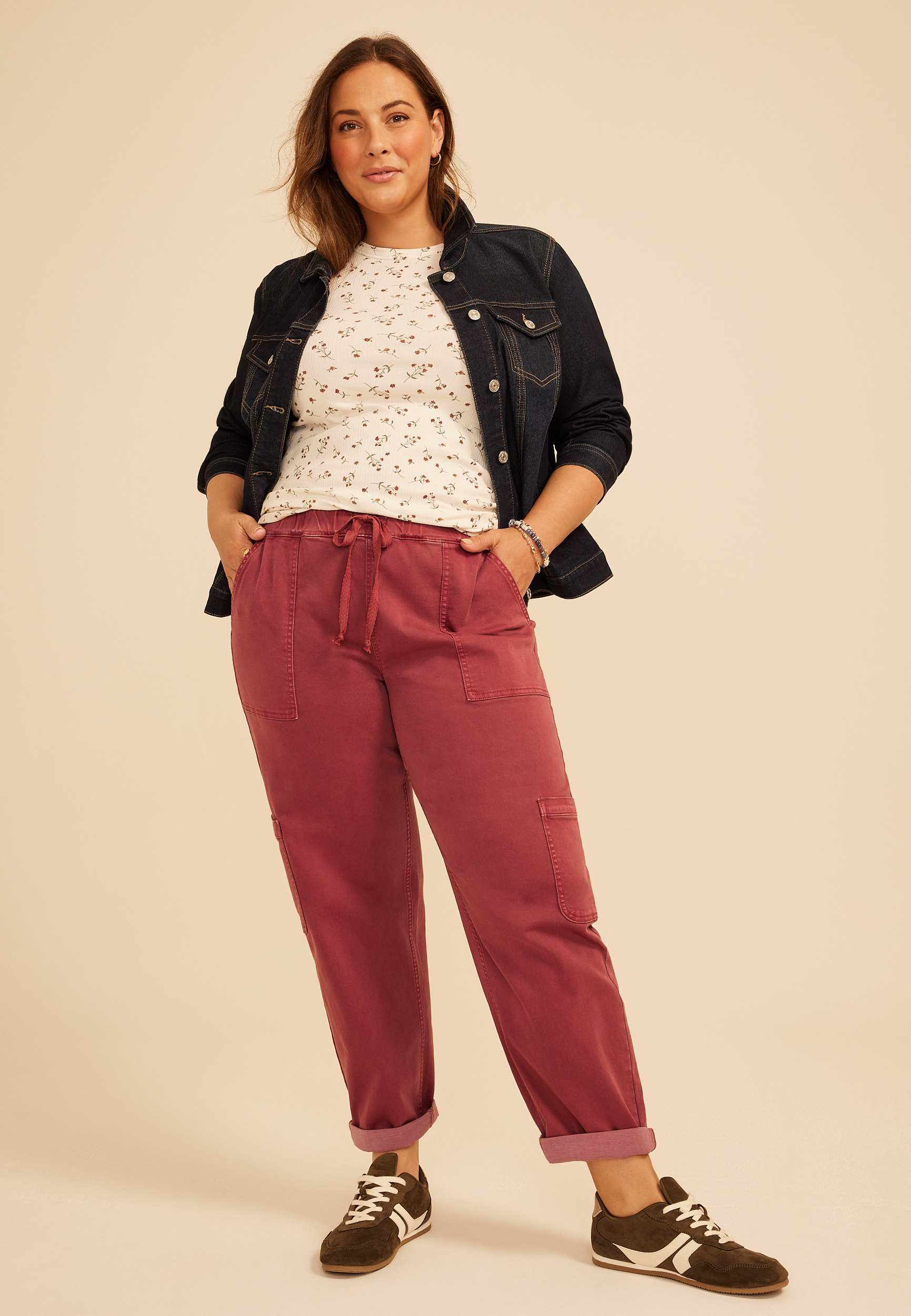 Plus Size Weekender Straight Leg Cargo Pant