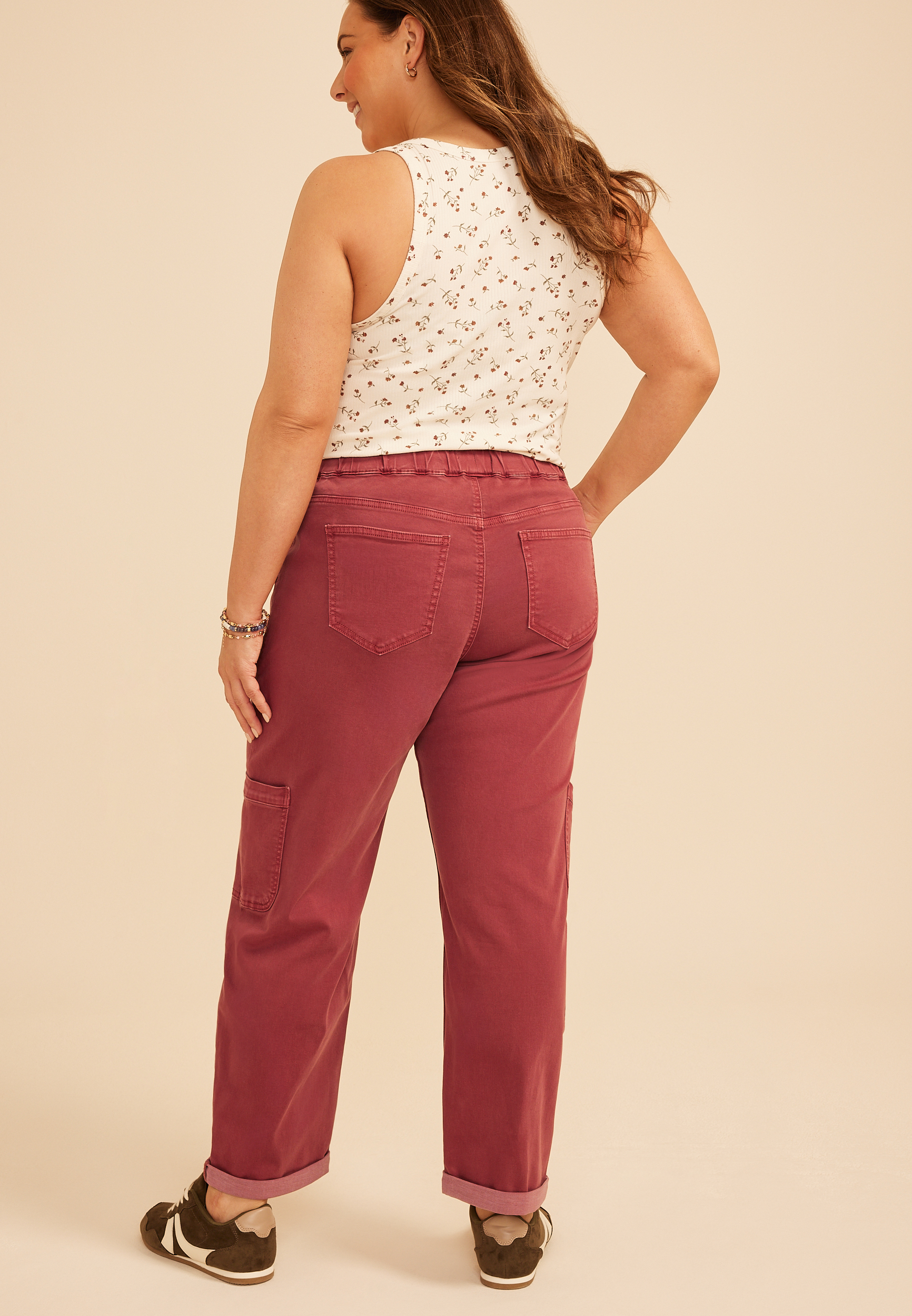 Plus Size Weekender Straight Leg Cargo Pant, C9585, large