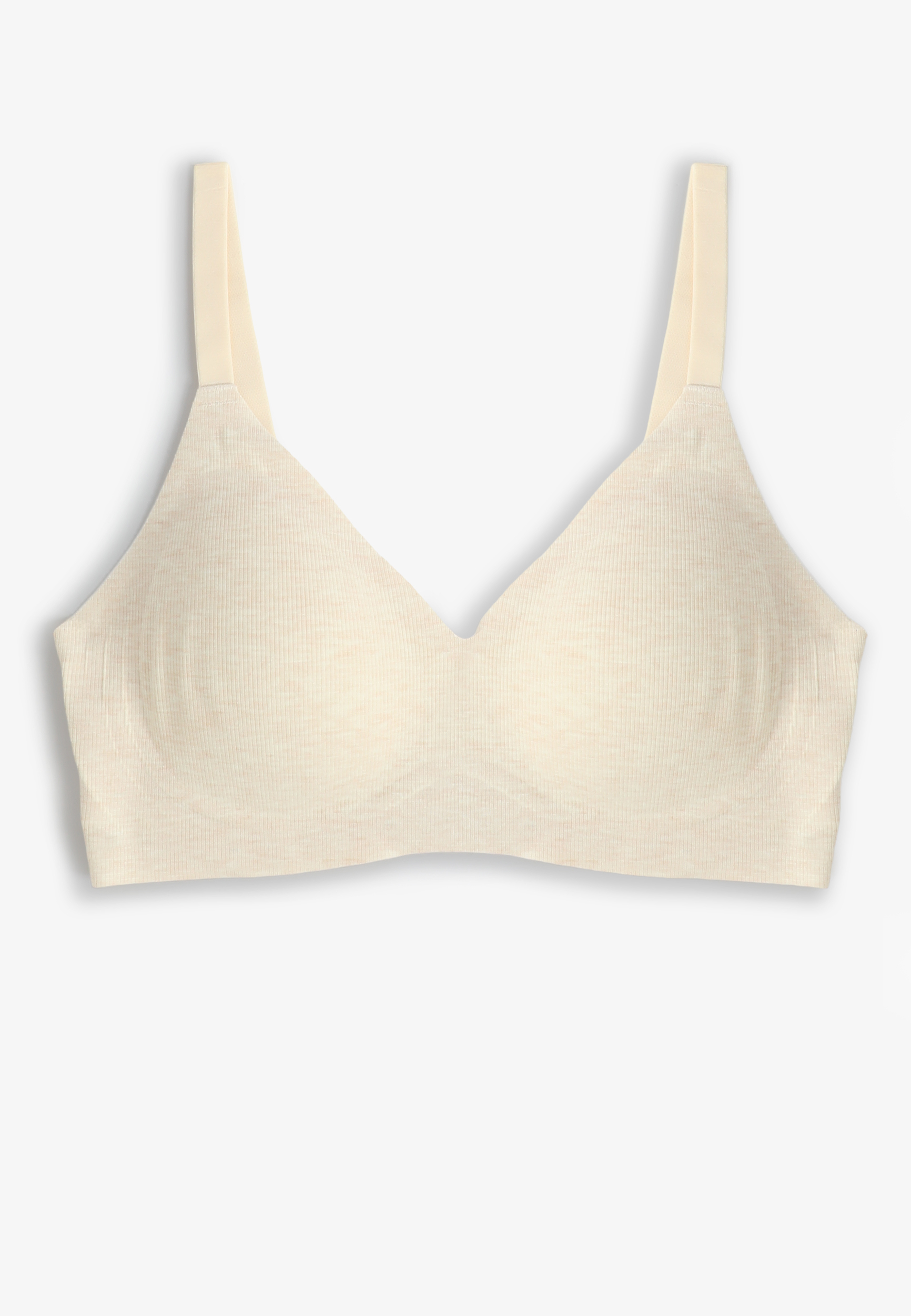 Invisibliss Heathered MicroRib Bralette, C2445, large