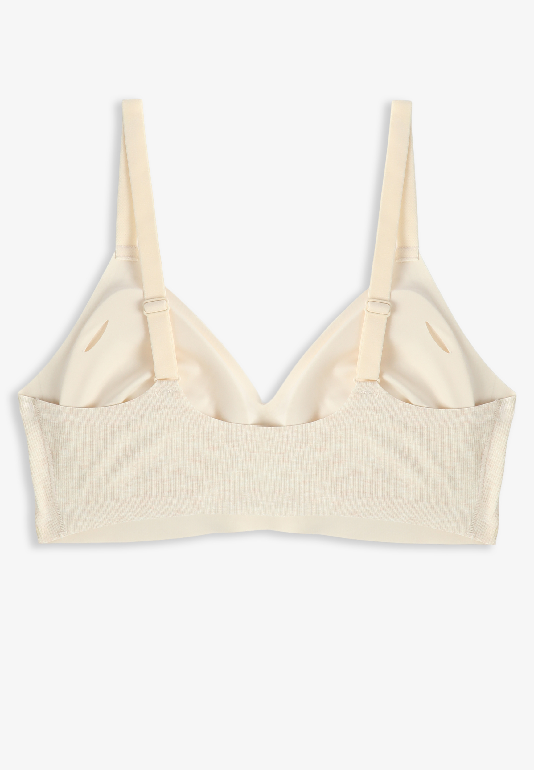 Invisibliss Heathered MicroRib Bralette, C2445, large