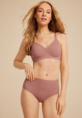 Invisibliss MicroRib High Waist Hipster Panty, C6244, small