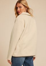 Curly Sherpa Button Jacket, , small