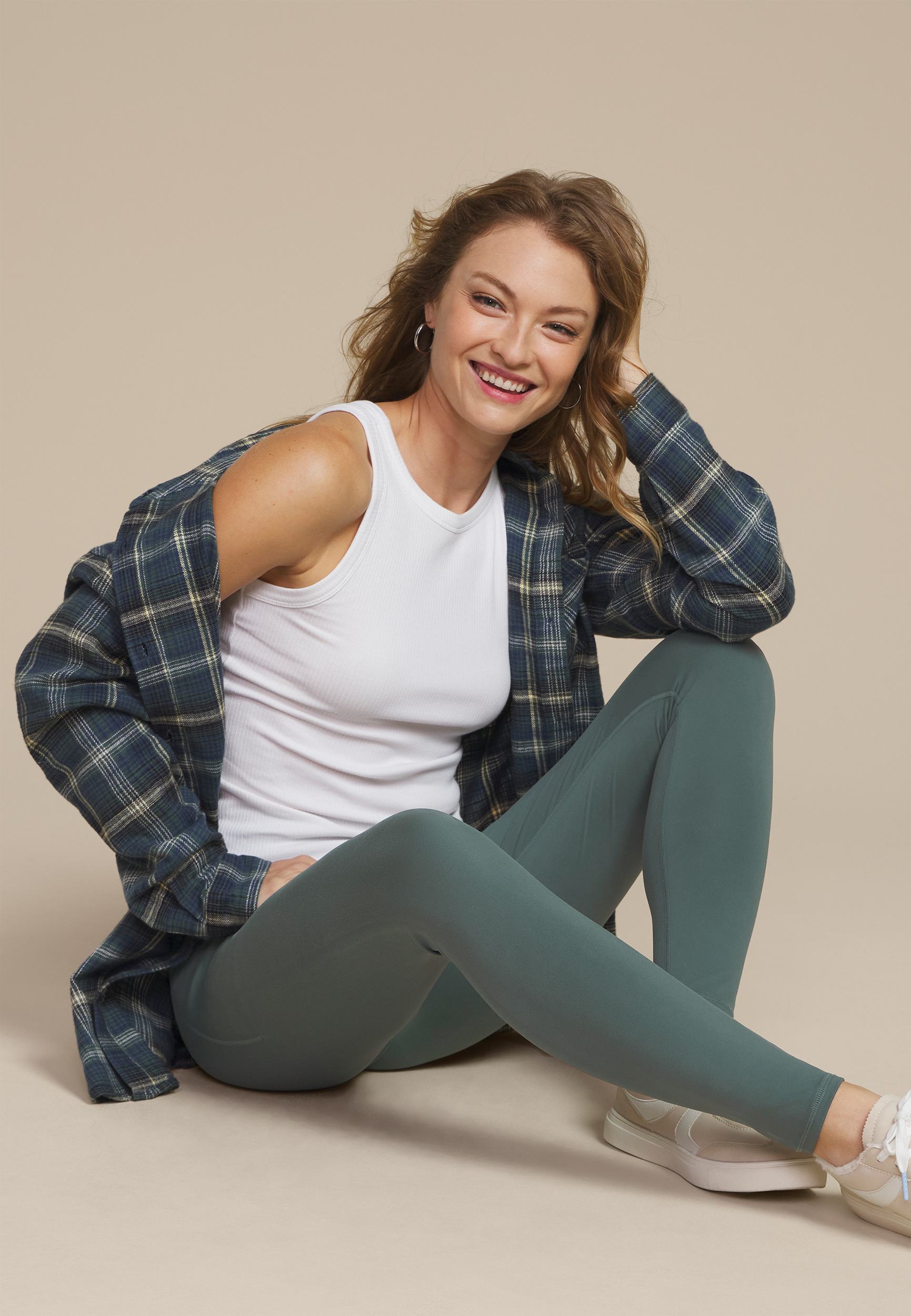 Smooth Crossover Legging, OPERA TEAL, large
